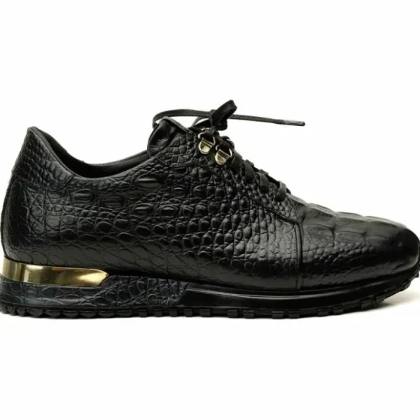 vinci_leather_the_bomba_b_0.webp Outlet Vinci Leather Shoes Vinci Leather The Bomba Crocodile Leather Sneaker (Vc-D521T-52) Black