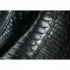 Clearance Vinci Leather Shoes Vinci Leather The Boss Python Snk Zip-up Leather Boot Limited Edition Black