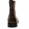 Online Vinci Leather Shoes Vinci Leather The Boss Python Snk Zip-up Leather Boot Limited Edition Burgundy