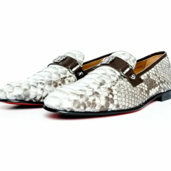 vinci_leather_the_boss_py_1-1.webp Cheap Vinci Leather Shoes Vinci Leather The Boss Python Color Shoe Bit Loafer (C-9023 X) Natural