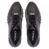 Sale Vinci Leather Shoes Vinci Leather The Boss Pyth Snk Skin Sneaker Black