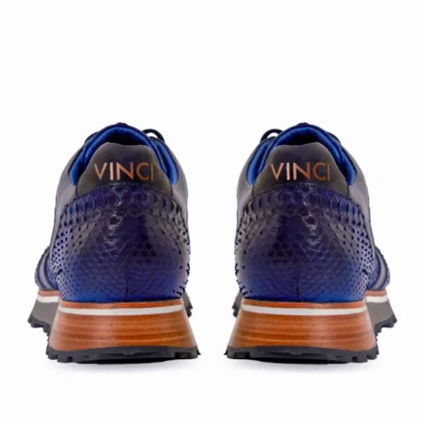 vinci_leather_the_boss_py_3-3.webp Discount Vinci Leather Shoes Vinci Leather The Boss Pyth Snk Skin Sneaker Blue