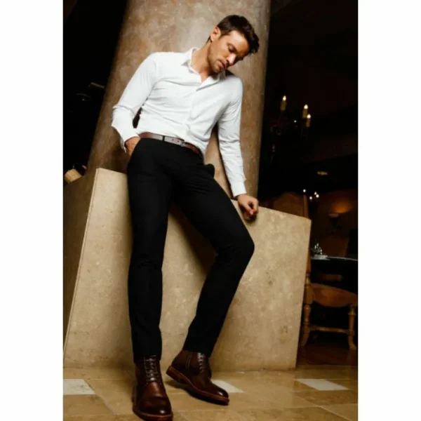 vinci_leather_the_bothey__5-1.webp Outlet Vinci Leather Shoes Vinci Leather The Bothey Leather Cap-toe Lace-up Boot With A Zipper (14554) Brown