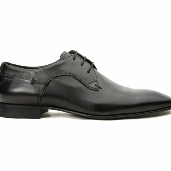 Cheap Vinci Leather Shoes Vinci Leather The Buenos Aires Derby Shoes (10723) Black