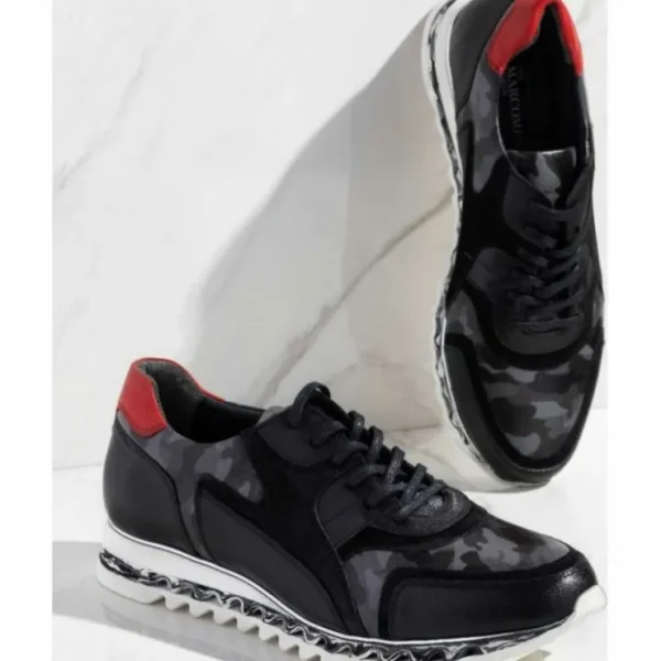 vinci_leather_the_cakarta_1.webp Discount Vinci Leather Shoes Vinci Leather The Cakarta Leather Sneaker (06560 S-8) Black