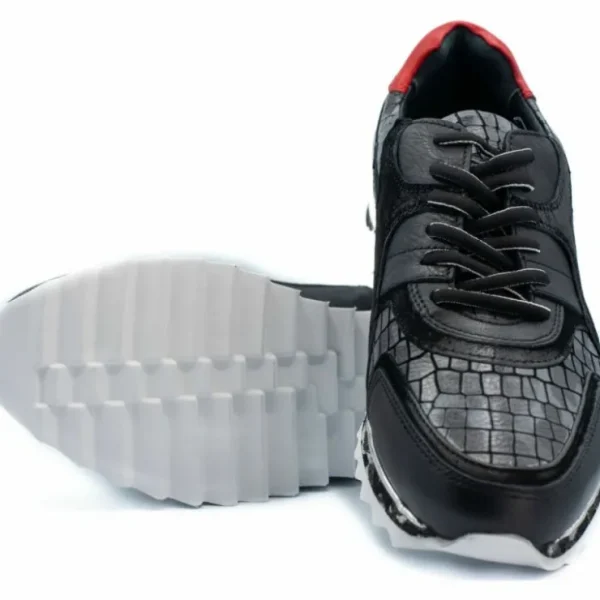 vinci_leather_the_cakarta_4.webp Discount Vinci Leather Shoes Vinci Leather The Cakarta Leather Sneaker (06560 S-8) Black