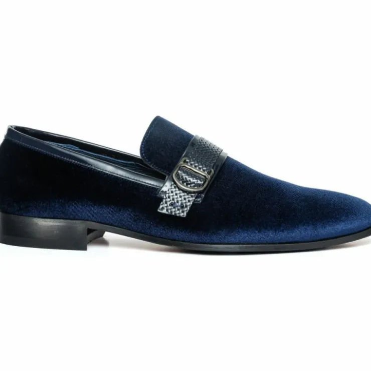 Online Vinci Leather Shoes Vinci Leather The Casaletti Bit Loafer Shoe (1803) Navy