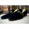 Online Vinci Leather Shoes Vinci Leather The Casaletti Bit Loafer Shoe (1803) Navy