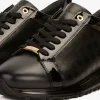 Flash Sale Vinci Leather Shoes Vinci Leather The Cenova Leather Sneaker Black
