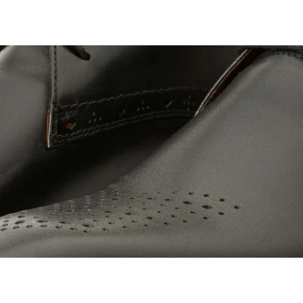 Cheap Vinci Leather Shoes Vinci Leather The Dessalines Leather Chukka Brogue Dress Boot (X-868) Black