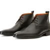 Cheap Vinci Leather Shoes Vinci Leather The Dessalines Leather Chukka Brogue Dress Boot (X-868) Black
