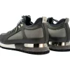 Clearance Vinci Leather Shoes Vinci Leather The Dos Rios Leather Sneaker Grey