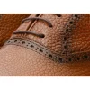 Discount Vinci Leather Shoes Vinci Leather The Draco Handmade Semi Brogue Oxford Shoe (V-01/6825) Brown