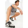 Best Vinci Leather Shoes Vinci Leather The Emir Leather Sneaker For Men Limited Edition (D-529) Grey