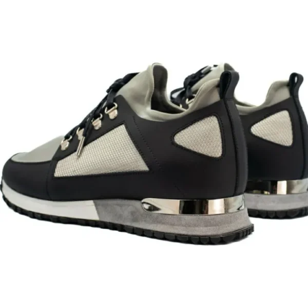 Best Vinci Leather Shoes Vinci Leather The Emir Leather Sneaker For Men Limited Edition (D-529) Grey
