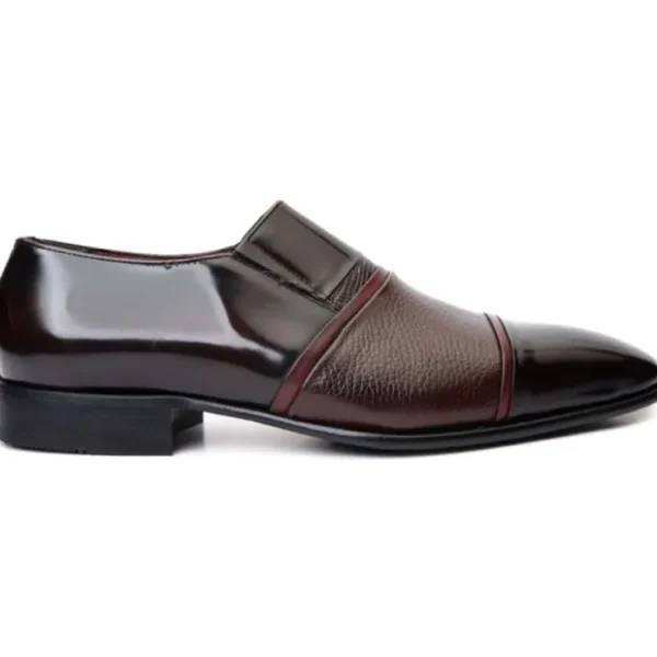 vinci_leather_the_everest_0.webp Shop Vinci Leather Shoes Vinci Leather The Everest Leather Cap Toe Dress Loafer (16011) Burgundy
