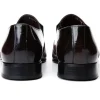 Shop Vinci Leather Shoes Vinci Leather The Everest Leather Cap Toe Dress Loafer (16011) Burgundy