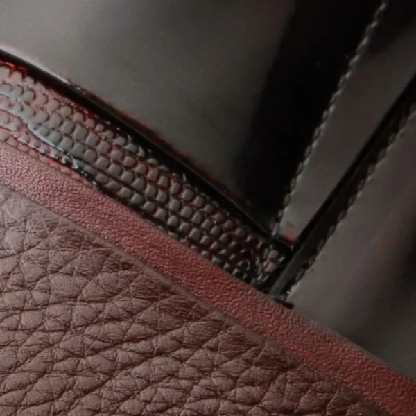 vinci_leather_the_everest_3.webp Shop Vinci Leather Shoes Vinci Leather The Everest Leather Cap Toe Dress Loafer (16011) Burgundy