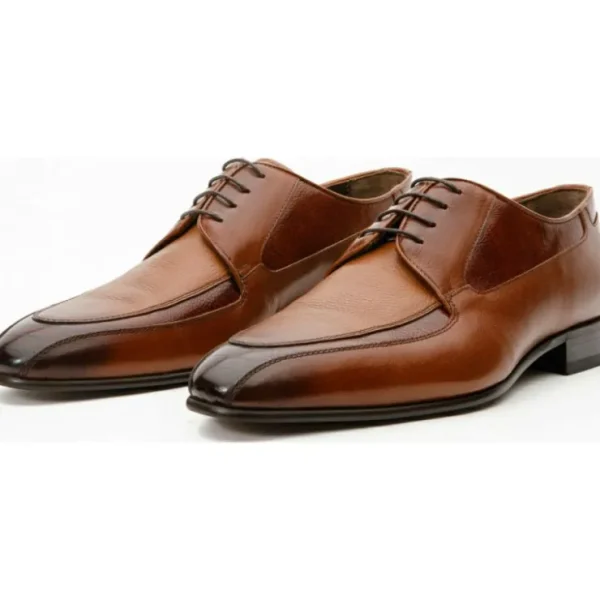 Cheap Vinci Leather Shoes Vinci Leather The Gardi Leather Derby Shoe (14229) Brown