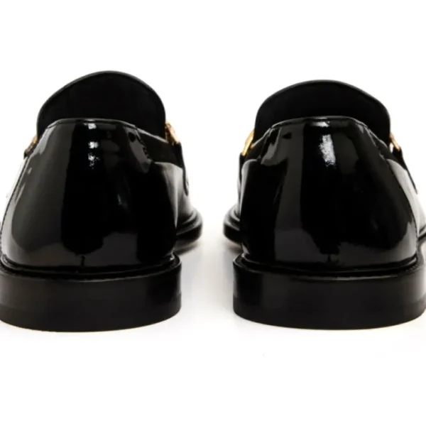 Shop Vinci Leather Shoes Vinci Leather The Gemena Shoe Bit Dress Loafer Black