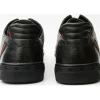 Shop Vinci Leather Shoes Vinci Leather The Getto Leather Sneaker (15260) Black