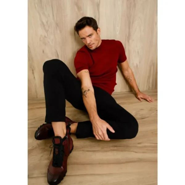 vinci_leather_the_houston_10.webp Shop Vinci Leather Shoes Vinci Leather The Houston Leather Lace-up Casual Boot With A Zipper (03618 B-9) Burgundy