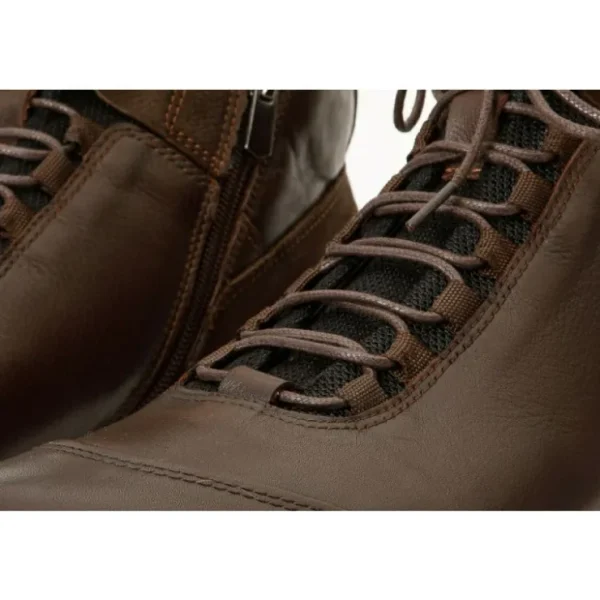 vinci_leather_the_houston_2-1.webp Fashion Vinci Leather Shoes Vinci Leather The Houston Leather Lace-up Casual Boot With A Zipper (03618 K-8) Brown