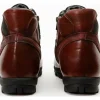 Shop Vinci Leather Shoes Vinci Leather The Houston Leather Lace-up Casual Boot With A Zipper (03618 B-9) Burgundy