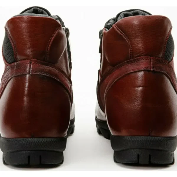 vinci_leather_the_houston_3-2.webp Shop Vinci Leather Shoes Vinci Leather The Houston Leather Lace-up Casual Boot With A Zipper (03618 B-9) Burgundy
