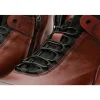 Shop Vinci Leather Shoes Vinci Leather The Houston Leather Lace-up Casual Boot With A Zipper (03618 B-9) Burgundy
