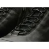 Cheap Vinci Leather Shoes Vinci Leather The Houston Leather Lace-up Casual Boot With A Zipper (03618 S-8) Black