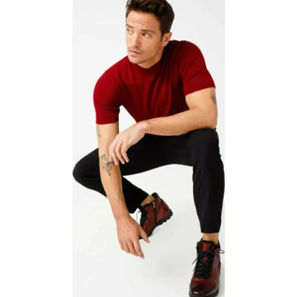 vinci_leather_the_houston_7.webp Shop Vinci Leather Shoes Vinci Leather The Houston Leather Lace-up Casual Boot With A Zipper (03618 B-9) Burgundy