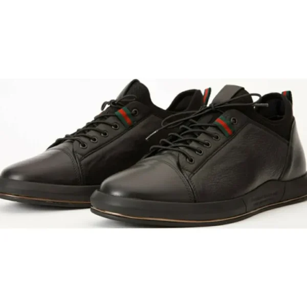 vinci_leather_the_hoxton__1.webp New Vinci Leather Shoes Vinci Leather The Hoxton Leather Sneaker (10397) Black