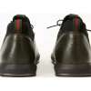 Best Vinci Leather Shoes Vinci Leather The Hoxton Leather Sneaker (10397) Green
