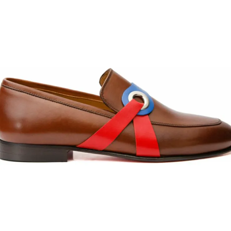 Flash Sale Vinci Leather Shoes Vinci Leather The Jackie Bit Dress Loafer Limited Edition (7072) Brown