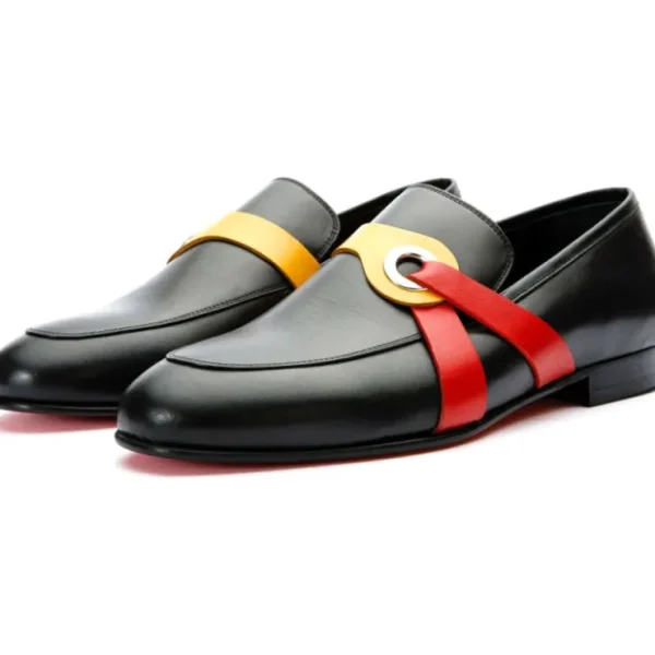 vinci_leather_the_jackie__3.webp Outlet Vinci Leather Shoes Vinci Leather The Jackie Bit Dress Loafer Limited Edition (7072) Black
