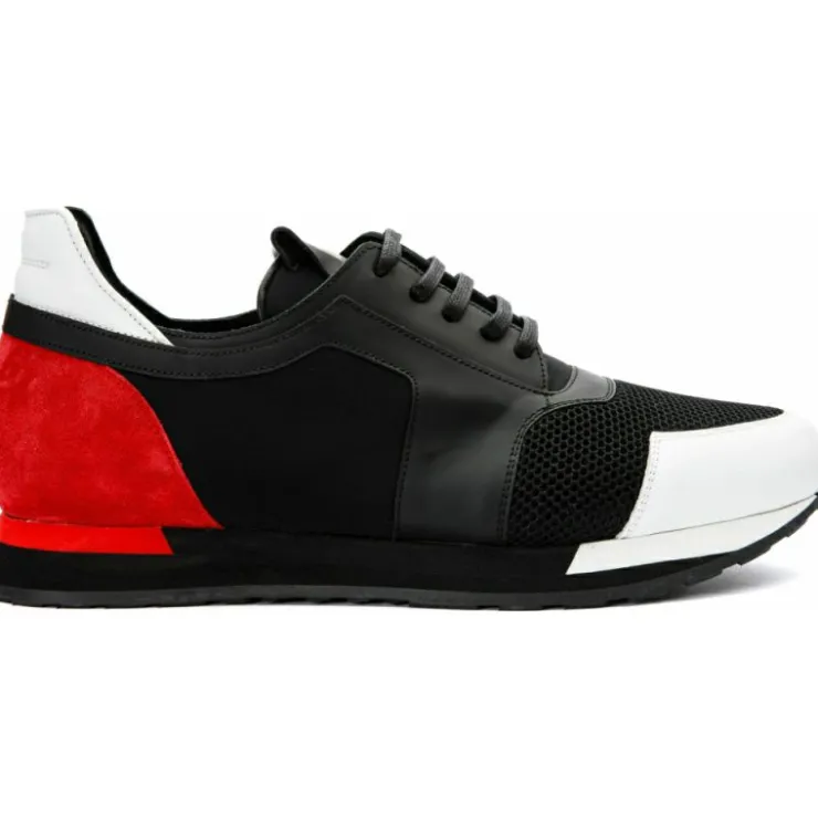 Flash Sale Vinci Leather Shoes Vinci Leather The Jenner Leather Sneaker (D-516) Multicolor