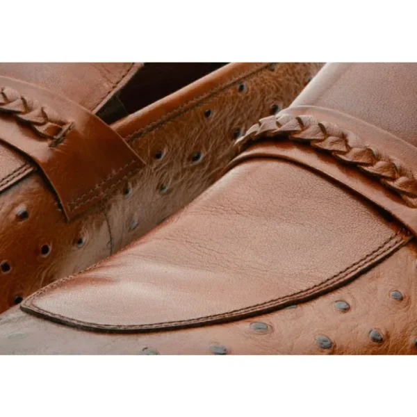 Sale Vinci Leather Shoes Vinci Leather The Johannesburg Leather Dress Loafer Shoe (10667) Brown