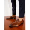 Sale Vinci Leather Shoes Vinci Leather The Johannesburg Leather Dress Loafer Shoe (10667) Brown