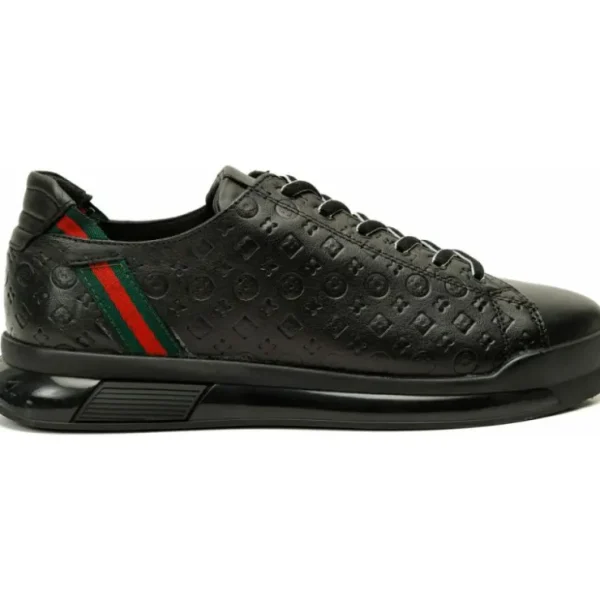 vinci_leather_the_journey_0-1.webp Flash Sale Vinci Leather Shoes Vinci Leather The Journey Leather Sneaker (17276) Black