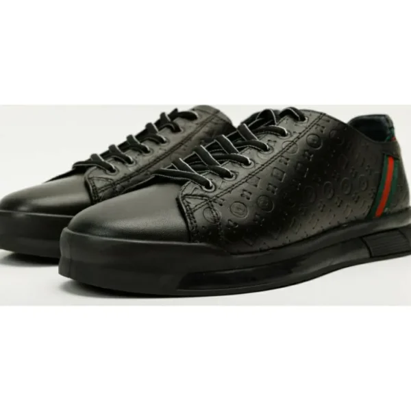 vinci_leather_the_journey_1-1.webp Flash Sale Vinci Leather Shoes Vinci Leather The Journey Leather Sneaker (17276) Black