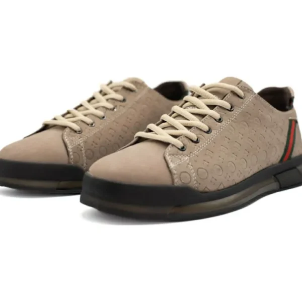 vinci_leather_the_journey_1.webp Hot Vinci Leather Shoes Vinci Leather The Journey Leather Sneaker (17276) Beige