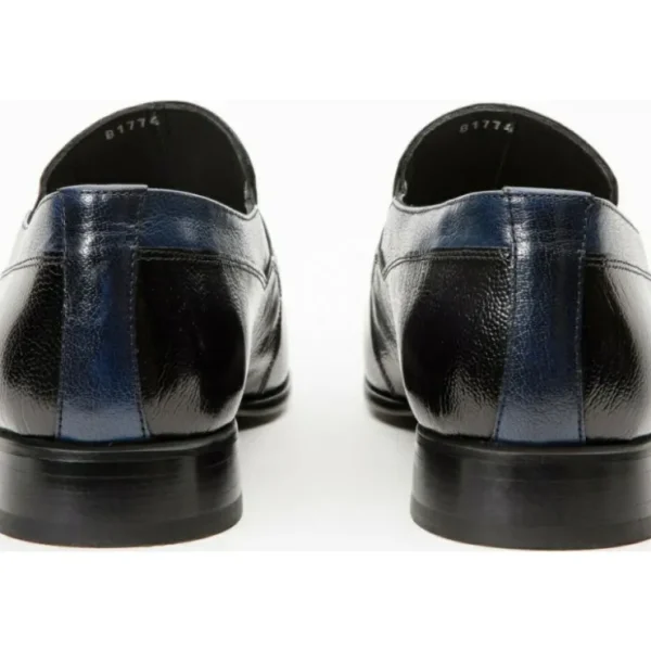 vinci_leather_the_kazabla_3-2.webp Cheap Vinci Leather Shoes Vinci Leather The Kazablanka Leather Bit Loafer Shoe (10658) Navy