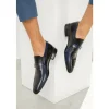 Cheap Vinci Leather Shoes Vinci Leather The Kazablanka Leather Bit Loafer Shoe (10658) Navy