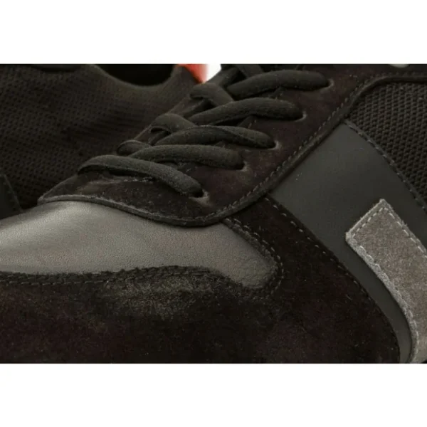 vinci_leather_the_kilo_bl_2.webp Shop Vinci Leather Shoes Vinci Leather The Kilo Black / Red Leather Sneaker (14250)