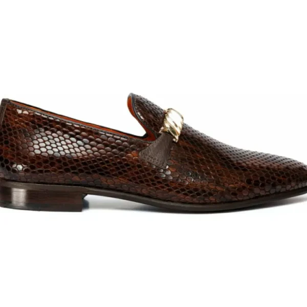 Hot Vinci Leather Shoes Vinci Leather The King Shoe Bit Dress Loafer Brown