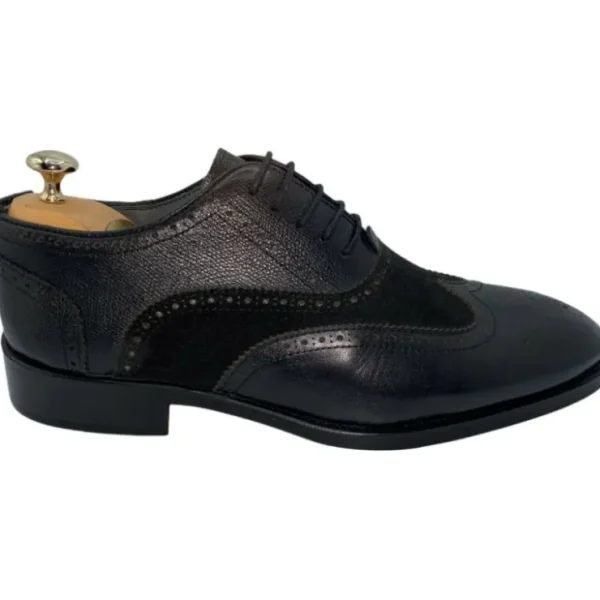 vinci_leather_the_la_vall_0.webp Sale Vinci Leather Shoes Vinci Leather The La Vallee Wingtip Shoe Black