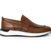 Cheap Vinci Leather Shoes Vinci Leather The Lara Leather Sneaker Tan