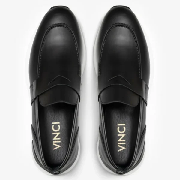 vinci_leather_the_lara_le_2.webp Online Vinci Leather Shoes Vinci Leather The Lara Leather Sneaker Black