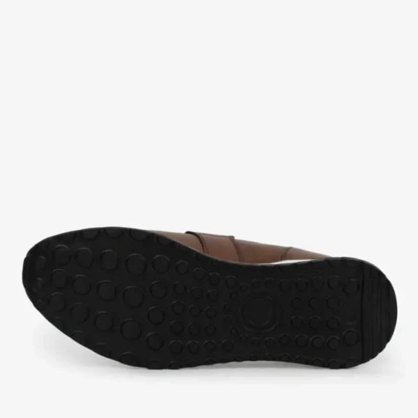 Cheap Vinci Leather Shoes Vinci Leather The Lara Leather Sneaker Tan